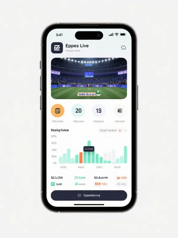 移动端赛事数据App展示